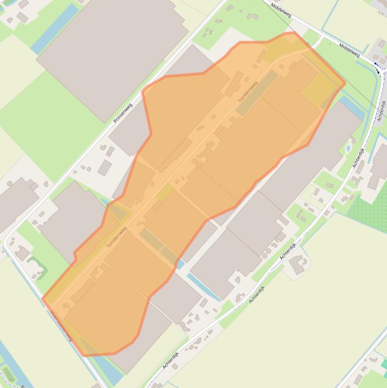 Kaart van postcodegebied 3237MB.