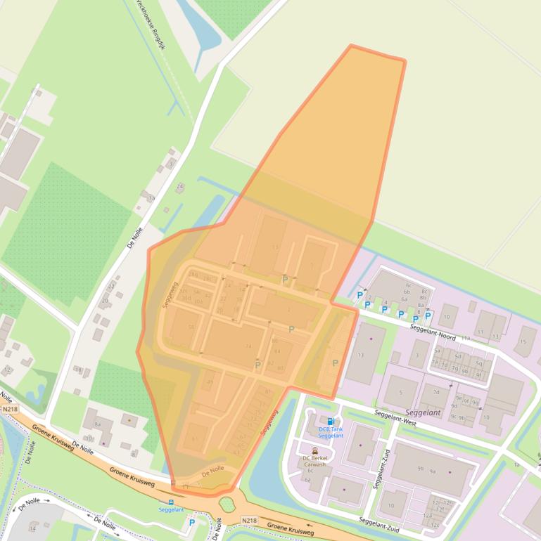 Kaart van postcodegebied 3237MK.