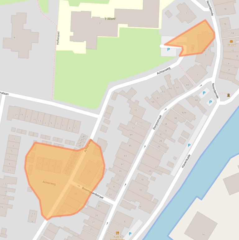 Kaart van postcodegebied 3238AA.