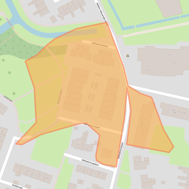 Kaart van postcodegebied 3238AR.