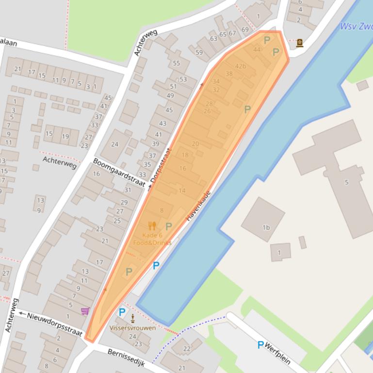 Kaart van postcodegebied 3238BC.