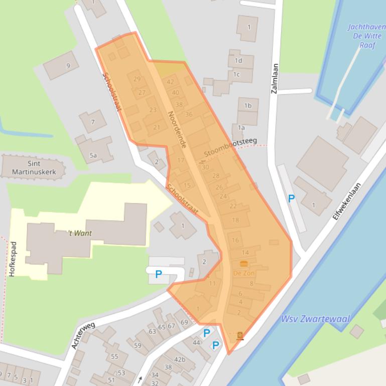 Kaart van postcodegebied 3238BG.