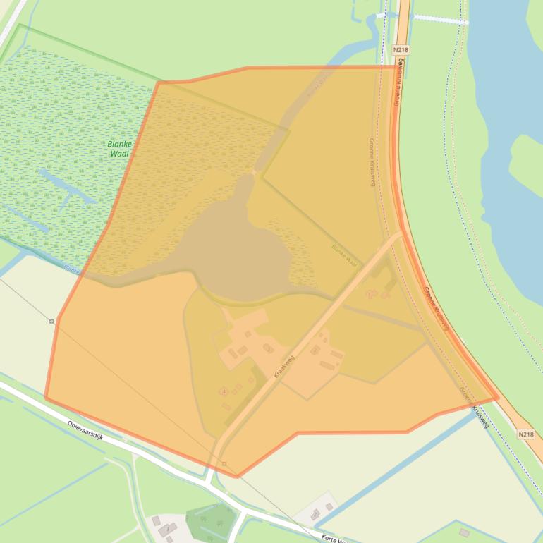 Kaart van postcodegebied 3238LN.