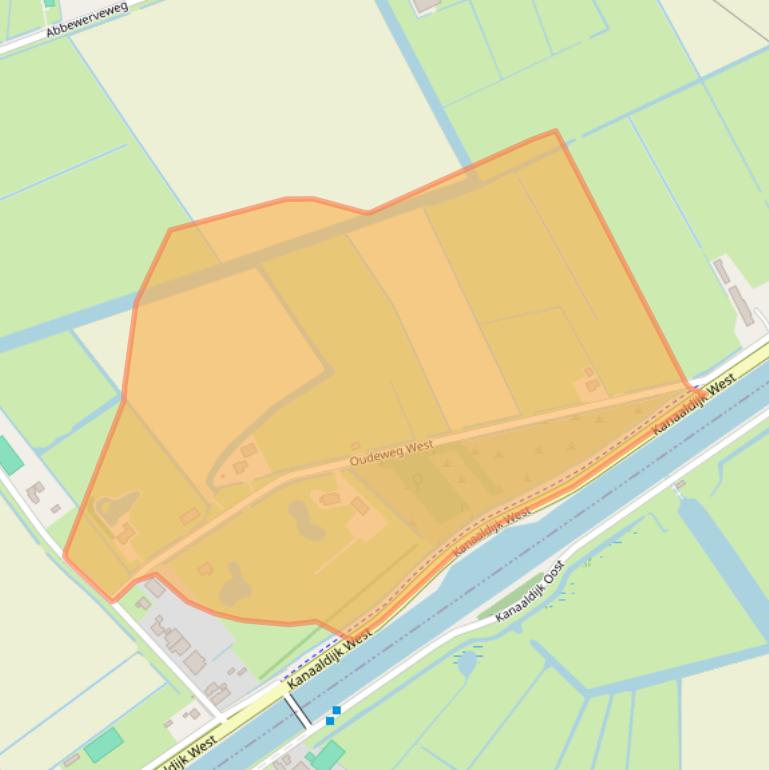 Kaart van postcodegebied 3238LR.