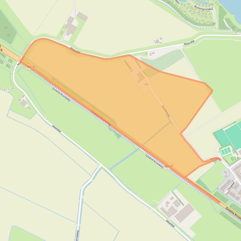 Kaart van postcodegebied 3238LV.