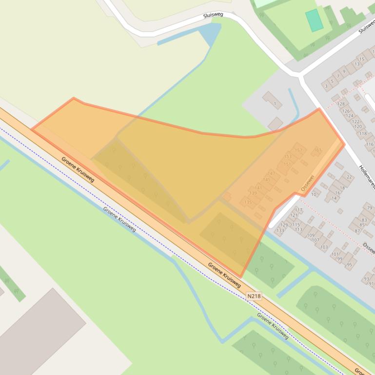 Kaart van postcodegebied 3238XN.