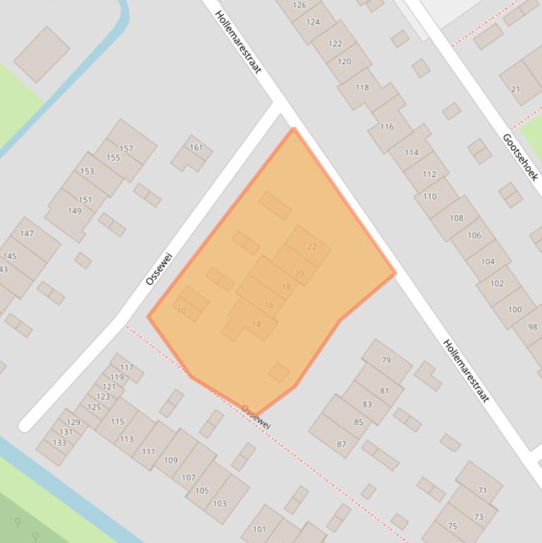 Kaart van postcodegebied 3238XP.