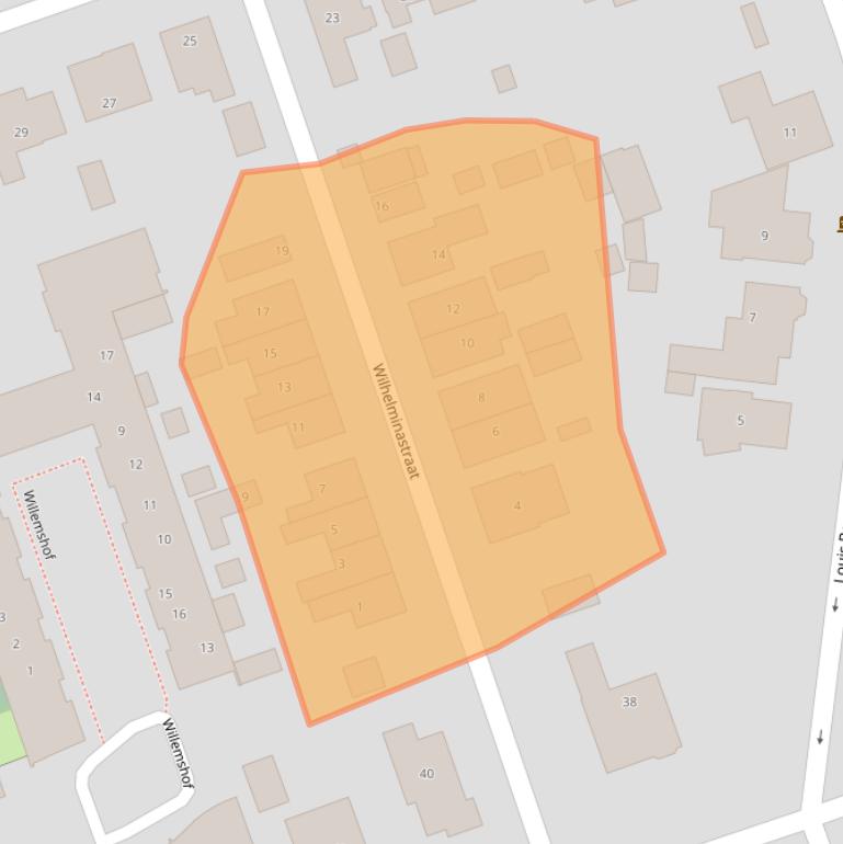 Kaart van postcodegebied 3241GW.