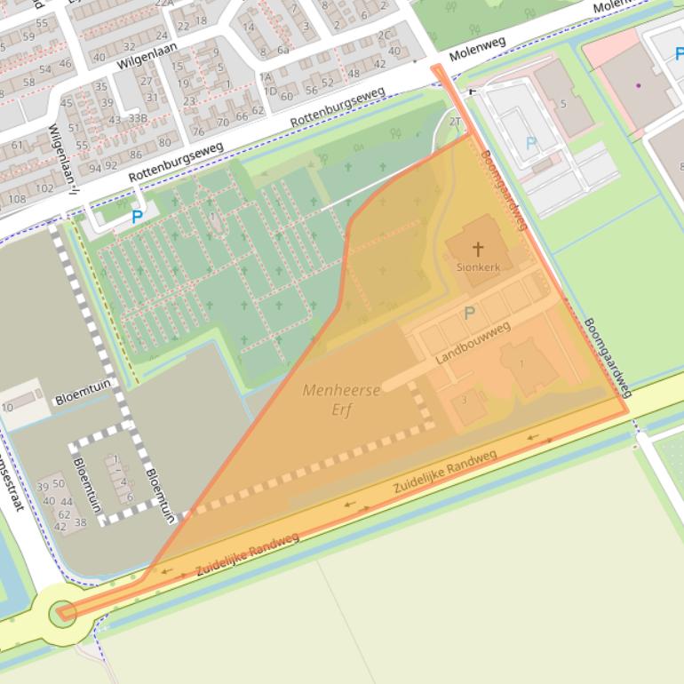Kaart van postcodegebied 3241MV.