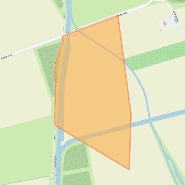 Kaart van postcodegebied 3241MW.