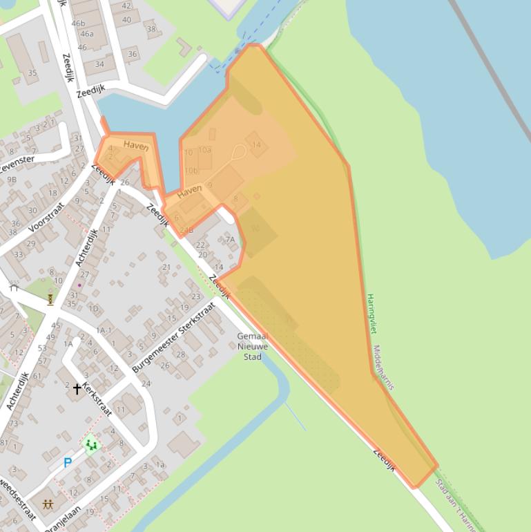 Kaart van postcodegebied 3243AH.