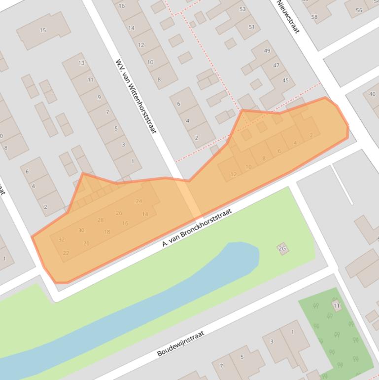 Kaart van postcodegebied 3243AR.