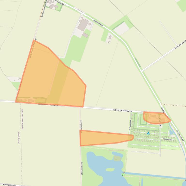 Kaart van postcodegebied 3243LD.