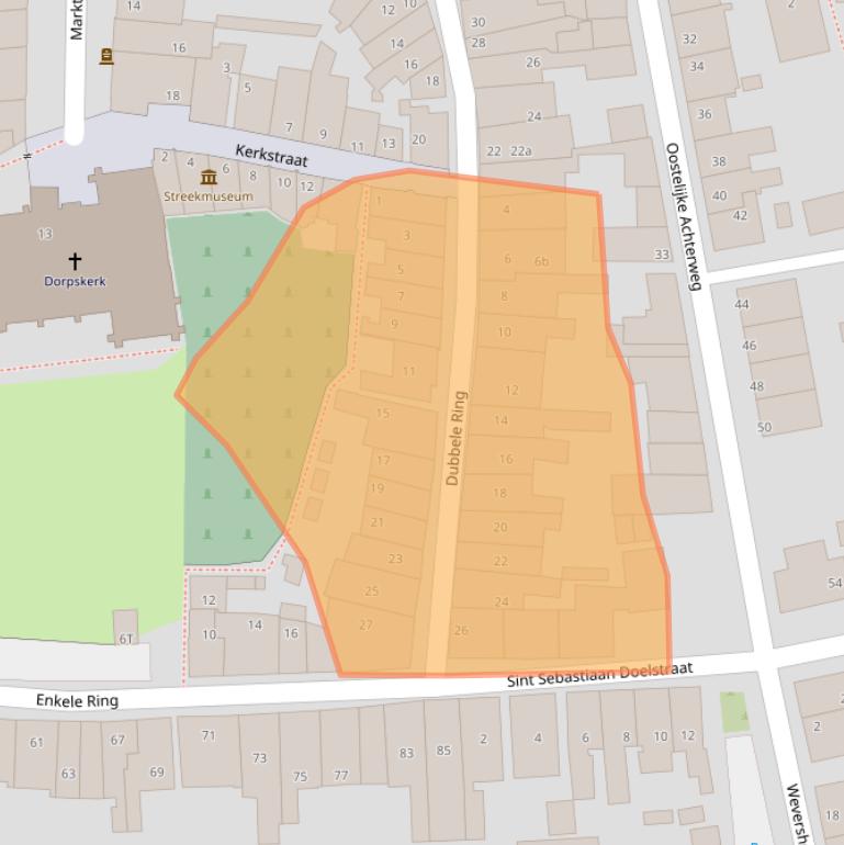 Kaart van postcodegebied 3245AD.