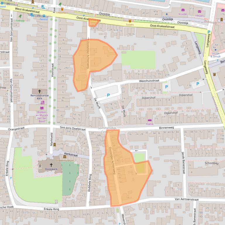 Kaart van postcodegebied 3245AN.