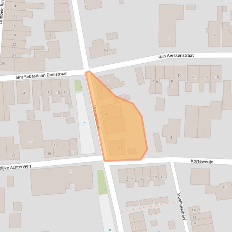 Kaart van postcodegebied 3245BN.
