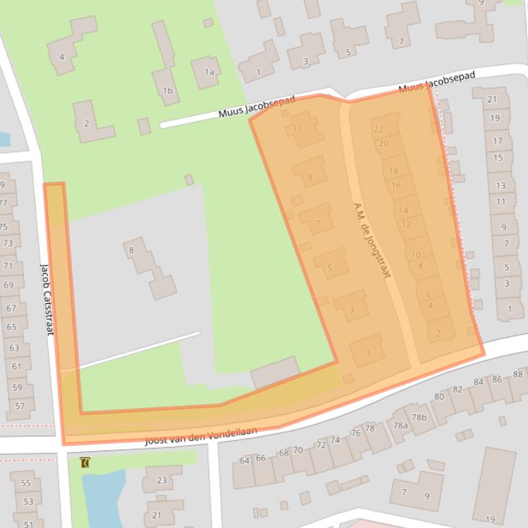 Kaart van postcodegebied 3245RK.