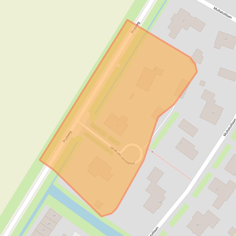 Kaart van postcodegebied 3245RP.