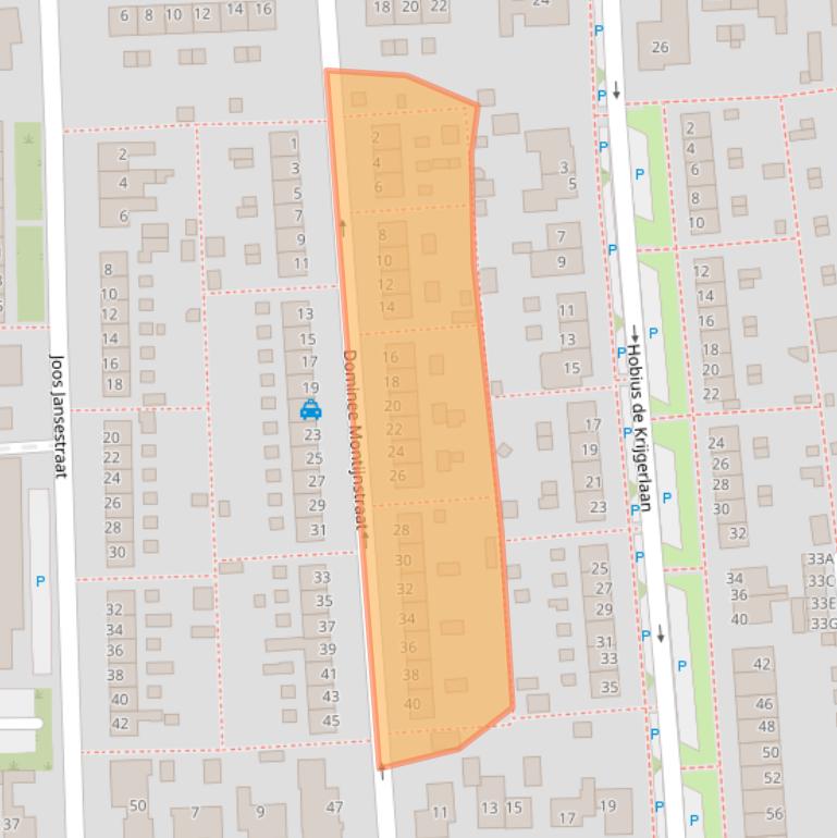 Kaart van postcodegebied 3245XD.