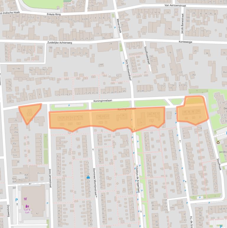 Kaart van postcodegebied 3245XL.