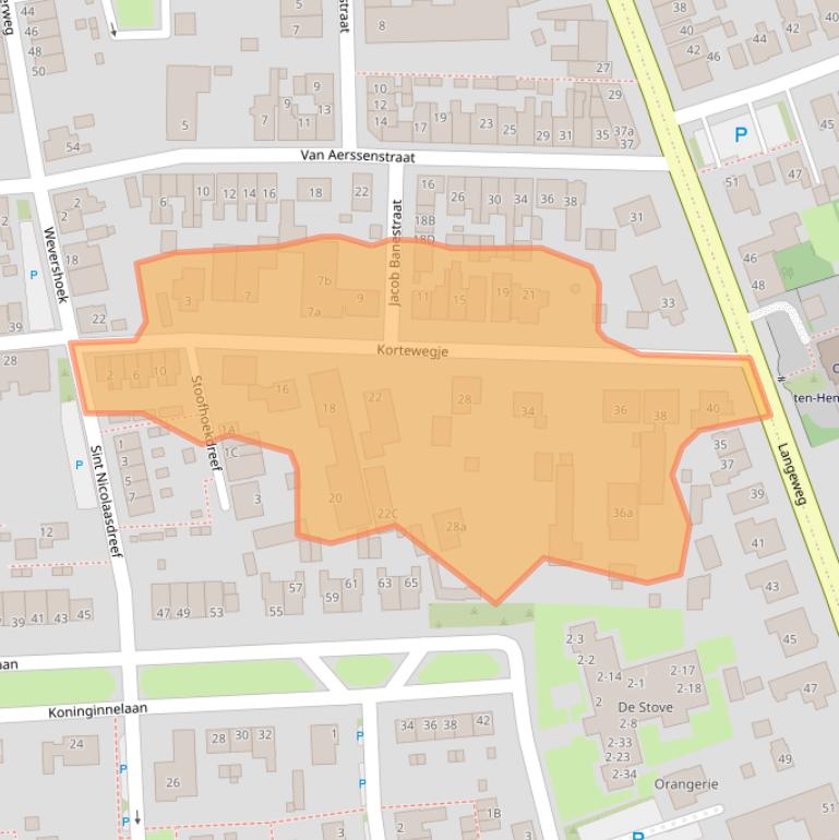 Kaart van postcodegebied 3245XM.