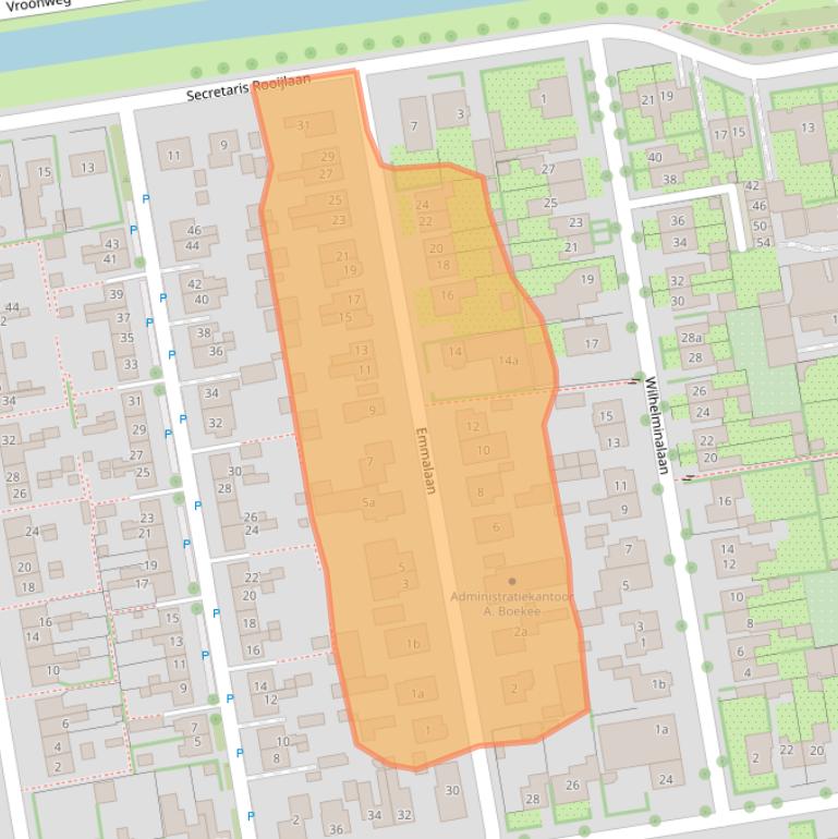 Kaart van postcodegebied 3247AE.