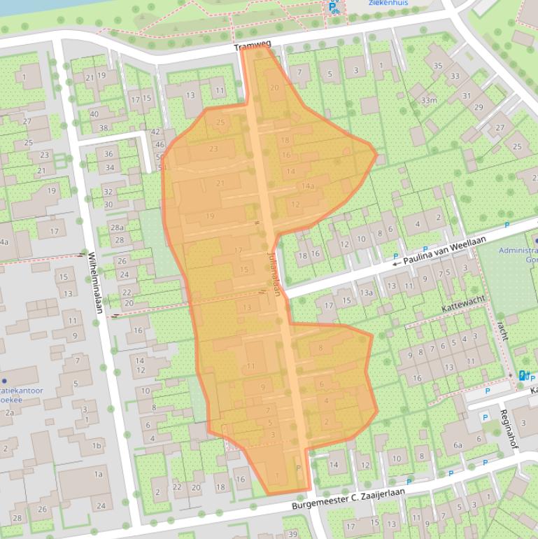 Kaart van postcodegebied 3247AH.