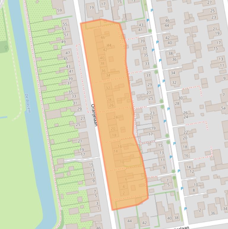 Kaart van postcodegebied 3247AM.