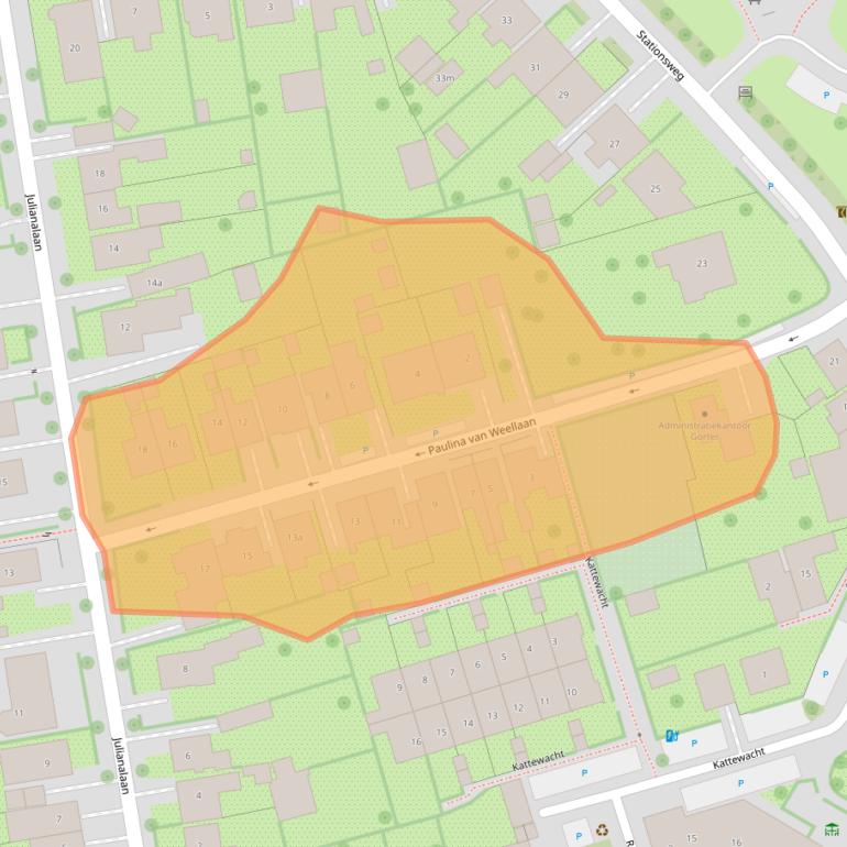Kaart van postcodegebied 3247AN.