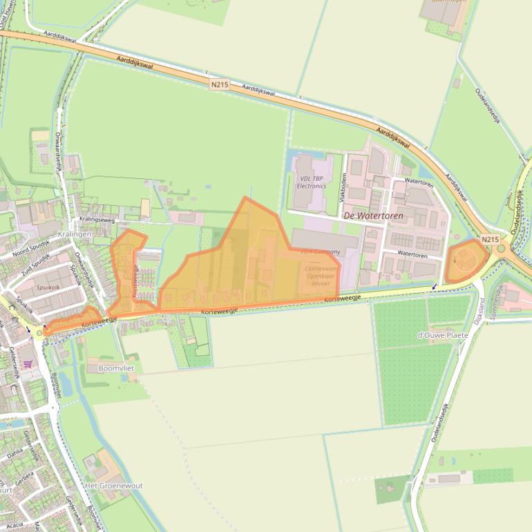 Kaart van postcodegebied 3247BH.