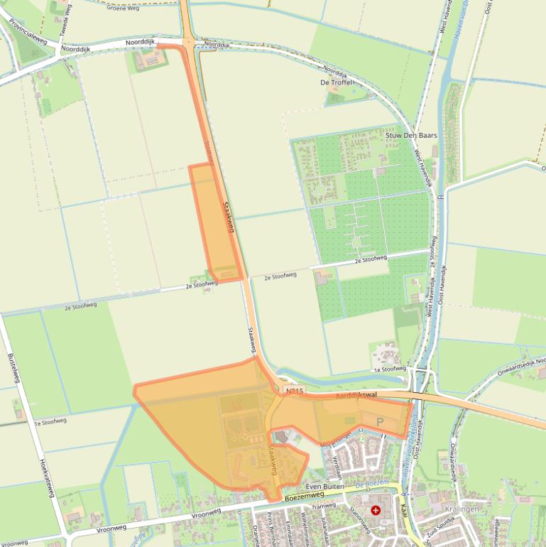 Kaart van postcodegebied 3247BV.