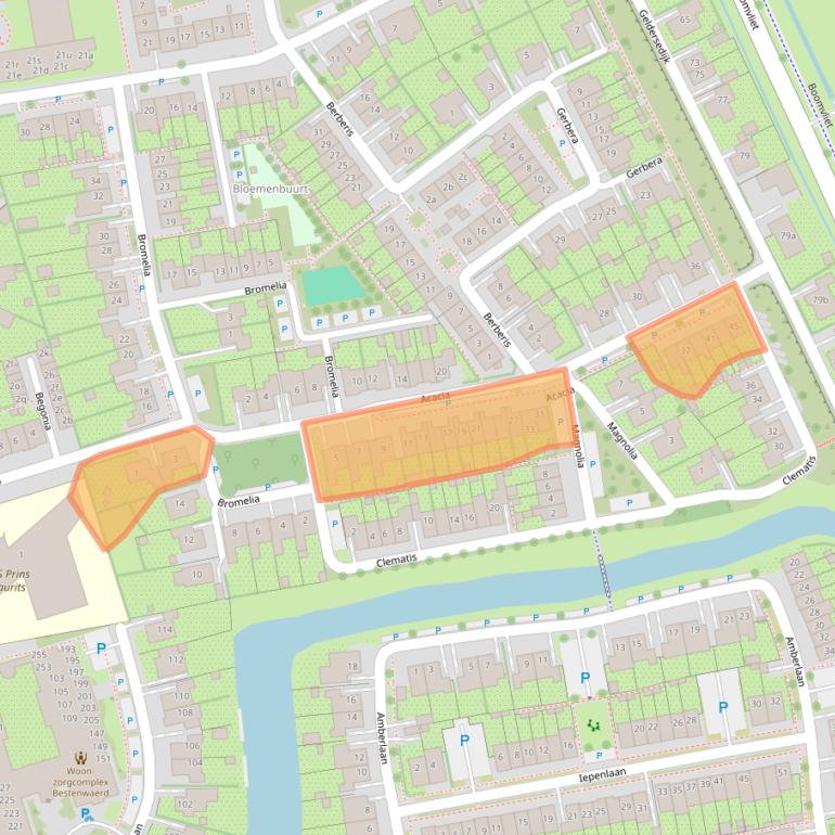 Kaart van postcodegebied 3247DA.