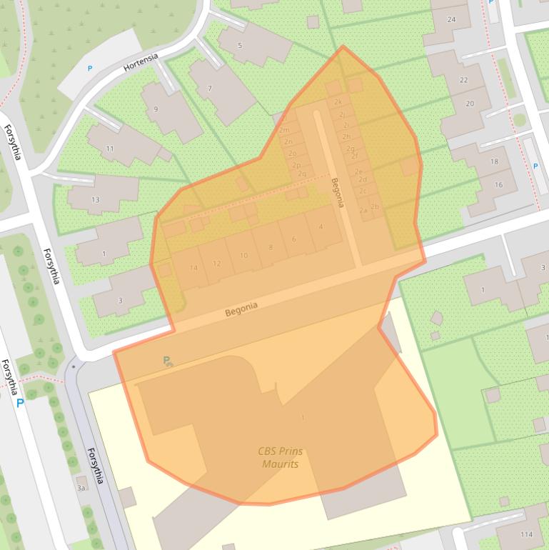 Kaart van postcodegebied 3247DV.