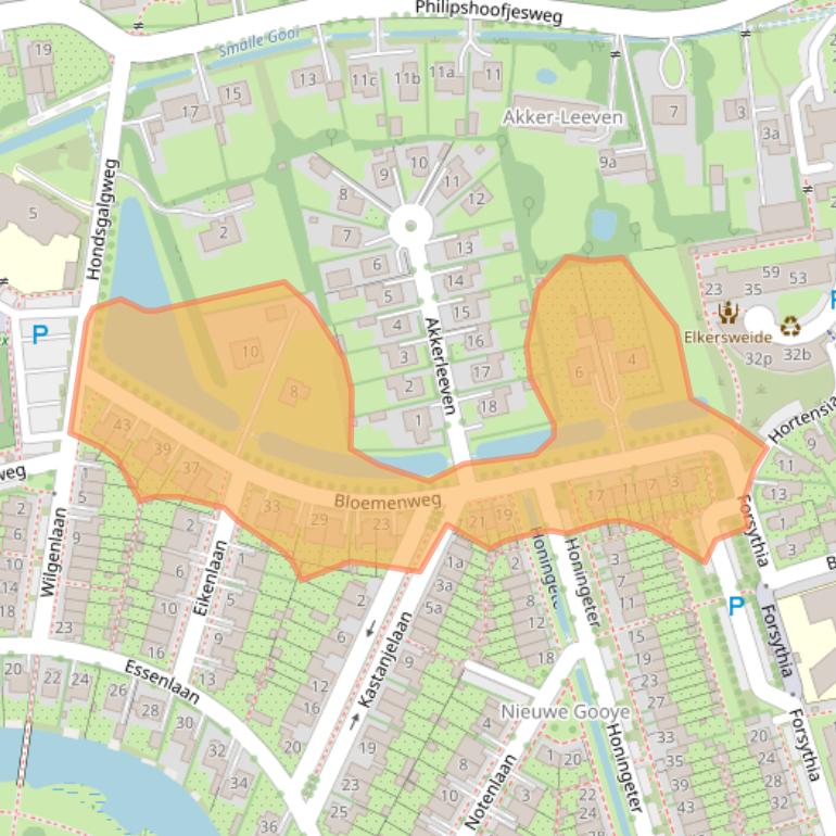 Kaart van postcodegebied 3247GA.