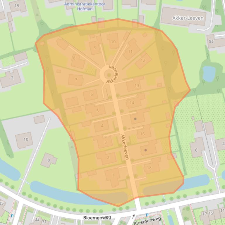 Kaart van postcodegebied 3247GC.