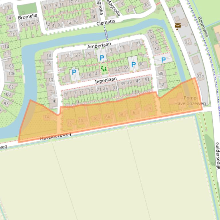 Kaart van postcodegebied 3247GE.