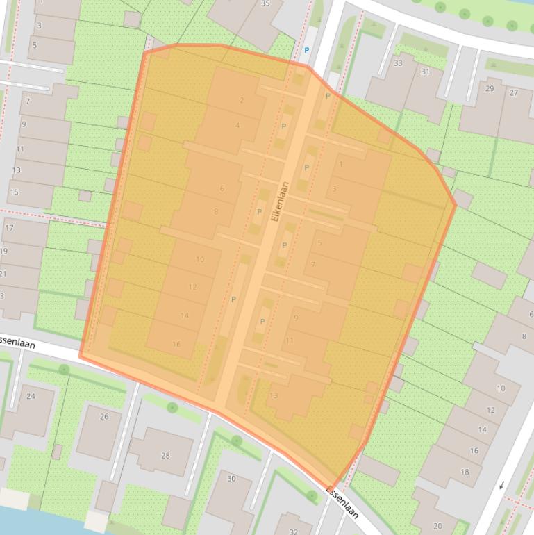 Kaart van postcodegebied 3247GK.