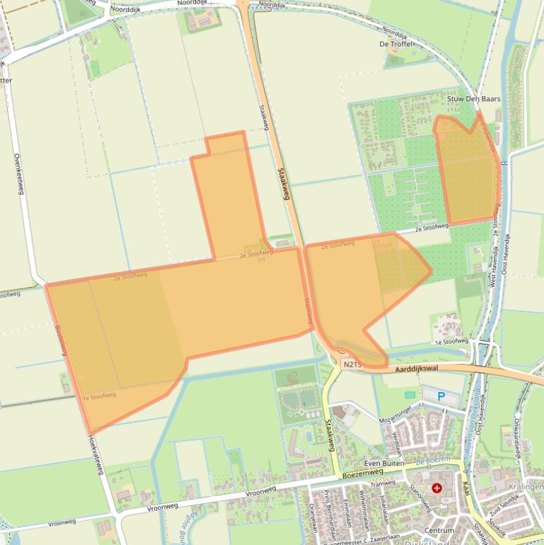 Kaart van postcodegebied 3247KA.