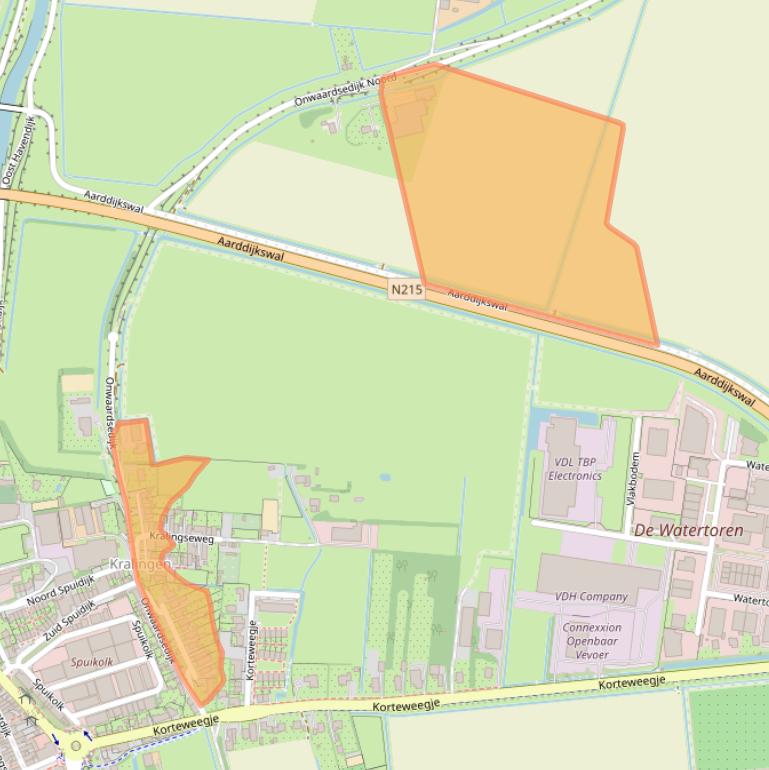 Kaart van postcodegebied 3247LG.