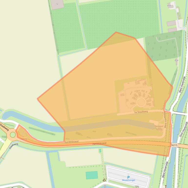 Kaart van postcodegebied 3247LR.