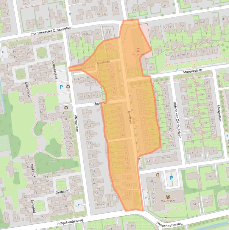 Kaart van postcodegebied 3247XD.