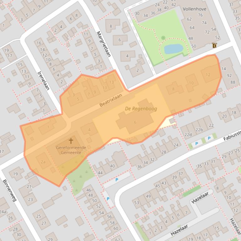 Kaart van postcodegebied 3248AB.