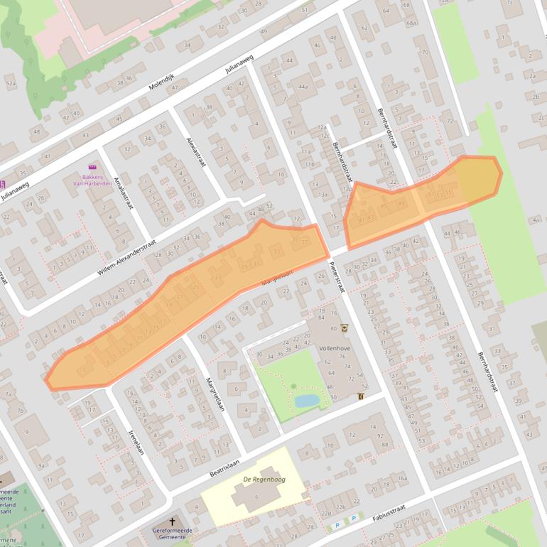 Kaart van postcodegebied 3248AS.