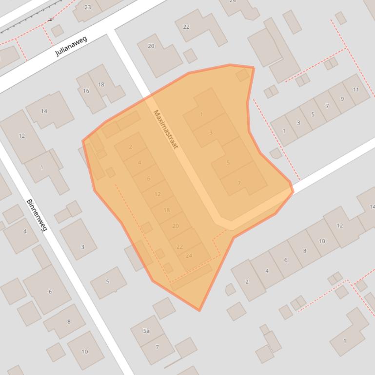 Kaart van postcodegebied 3248AX.