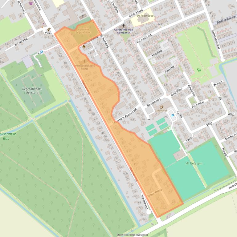 Kaart van postcodegebied 3248BD.