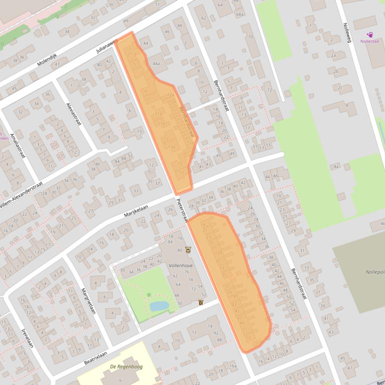 Kaart van postcodegebied 3248BG.