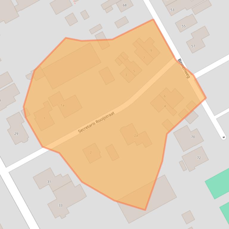 Kaart van postcodegebied 3248BK.