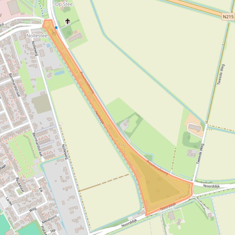 Kaart van postcodegebied 3248LD.