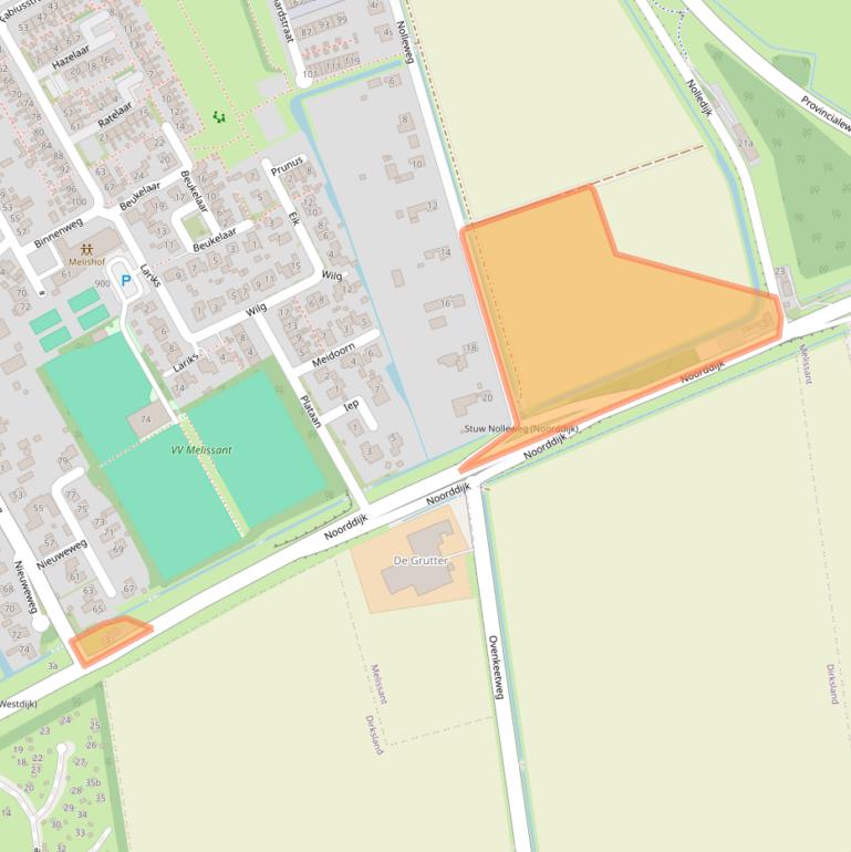 Kaart van postcodegebied 3248LG.