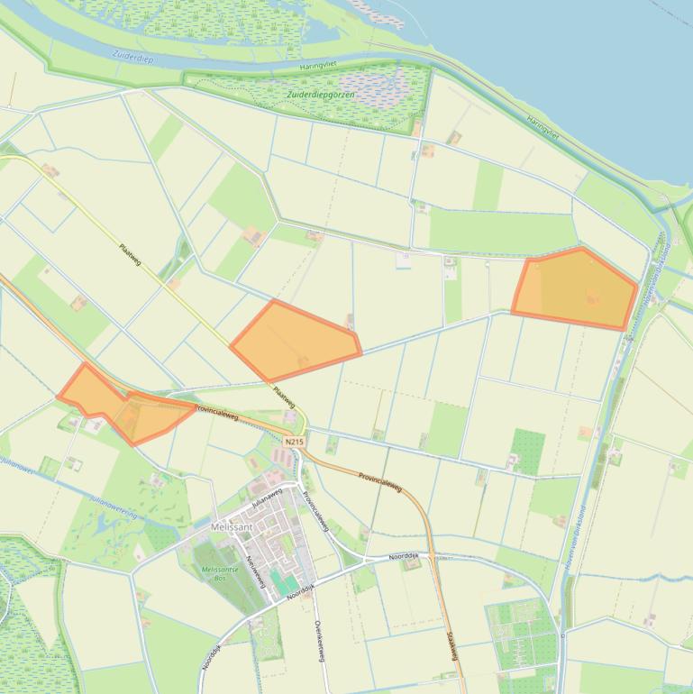 Kaart van postcodegebied 3248LM.